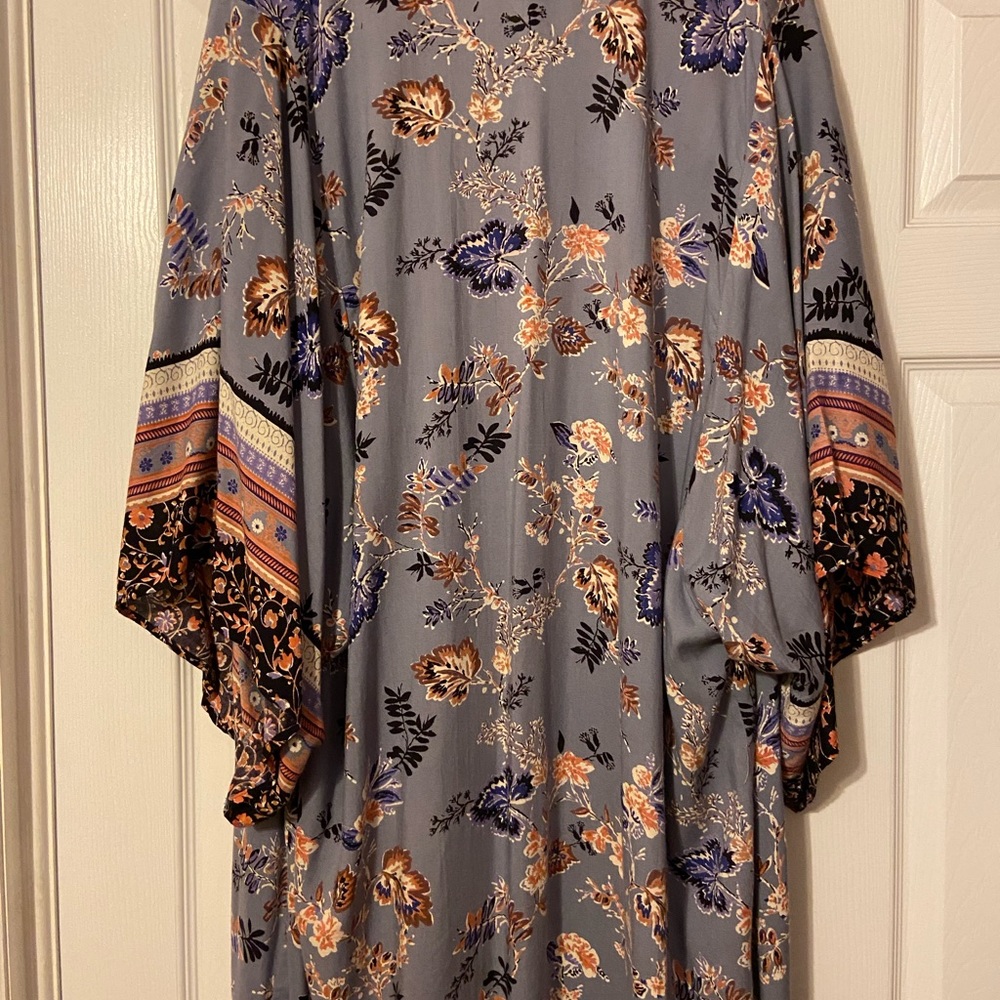 Angie floral duster